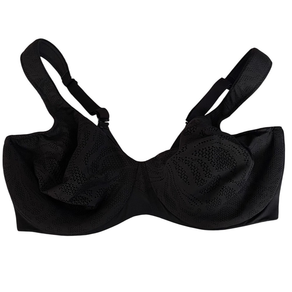 Bali Passion for Comfort Underwire Bra Black Lace Full Coverage DF4584 38D